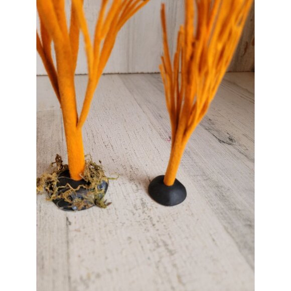 Dept 56 4024047 Halloween orange bare branch tree Village accessory set - Picture 3 of 8